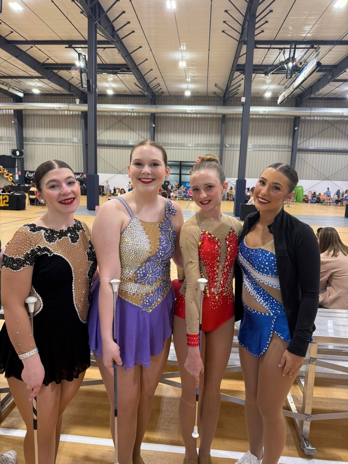 Captivators soloists at a competition