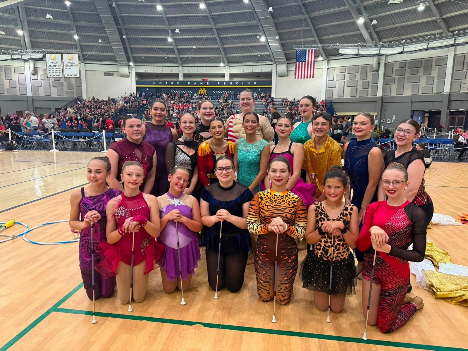 Captivators Baton Corp. team at America's Youth on Parade