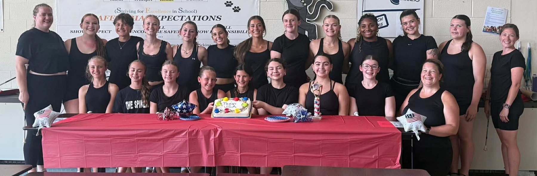 Captivators Baton Corp. Team USA send-off celebration